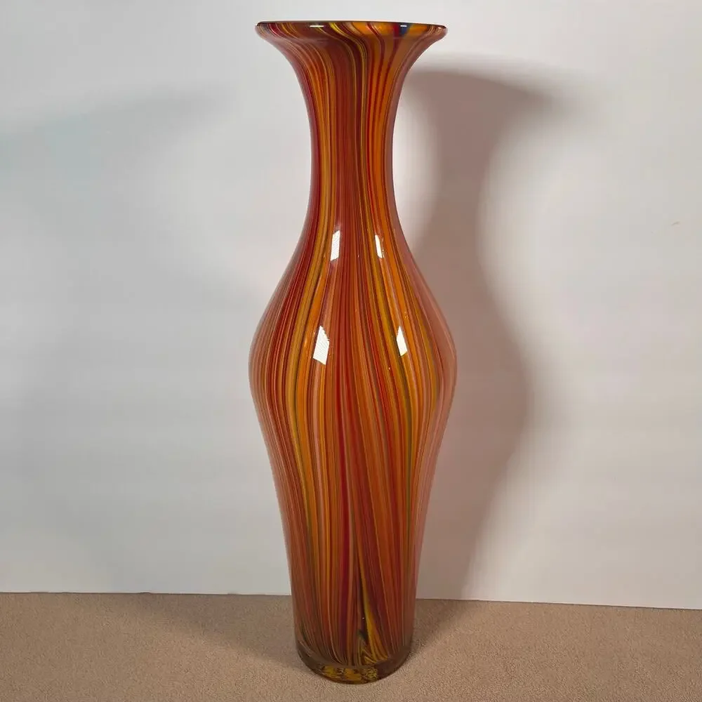 Large Art Glass Vase 19